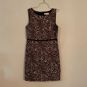 Ann Taylor loft size 10 leopard dress